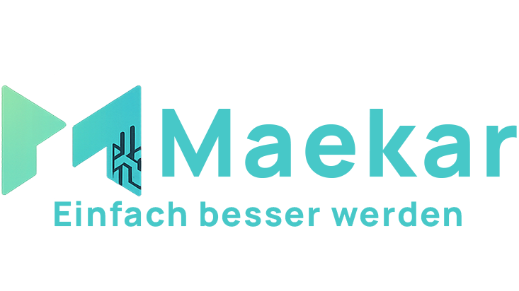 Maekar Logo motto in german